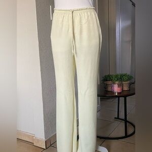 Zara Cream Drawstring‎ Pants women size xs